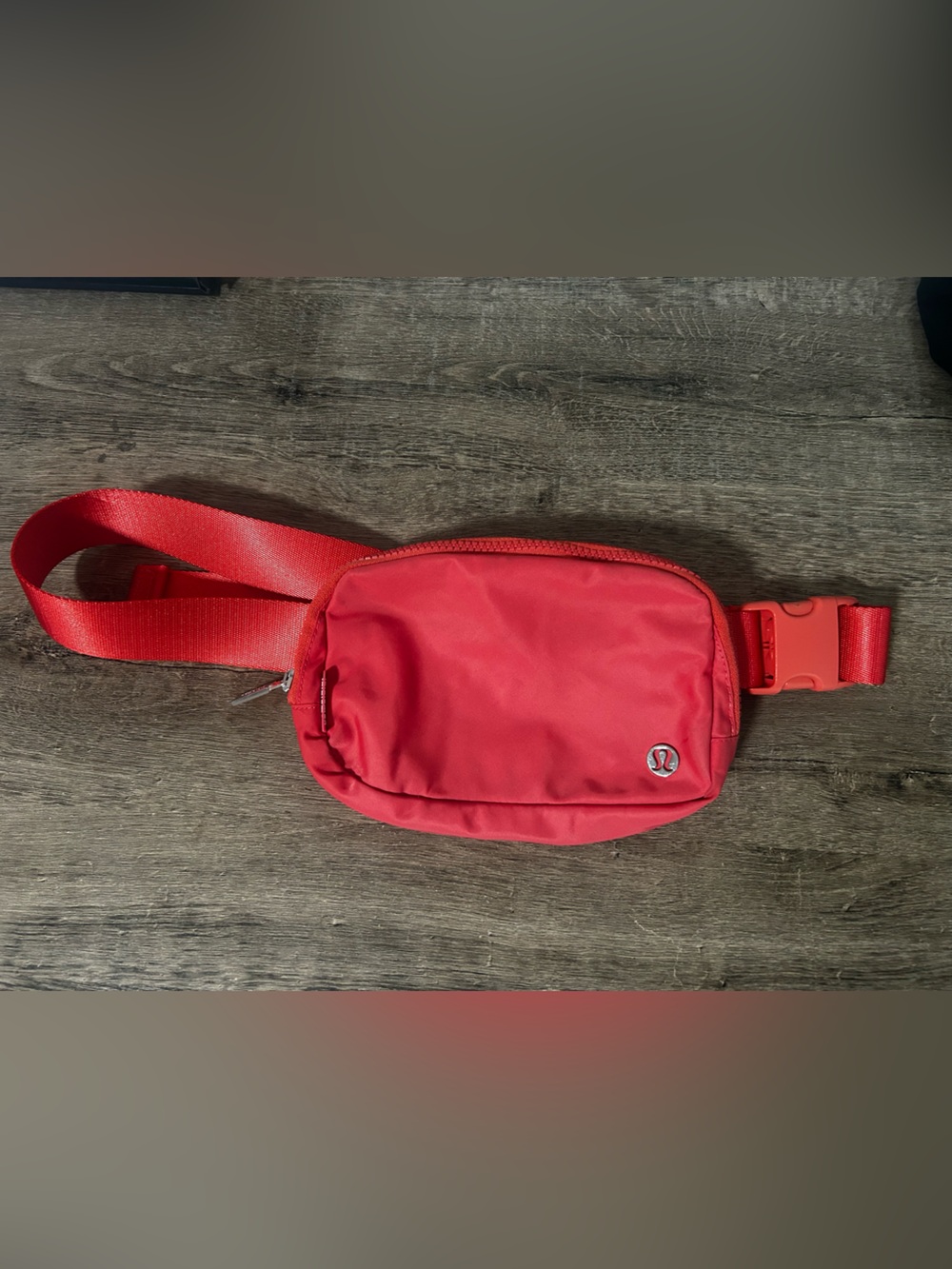 lululemon athletica Red Belt Bag with Adjustable Strap